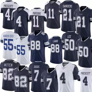 American Dallas City Cowboy Dak Prescott CeeDee Lamb Ezekiel Elliott Trevon Diggs High Quality Stitched Football Jerseys