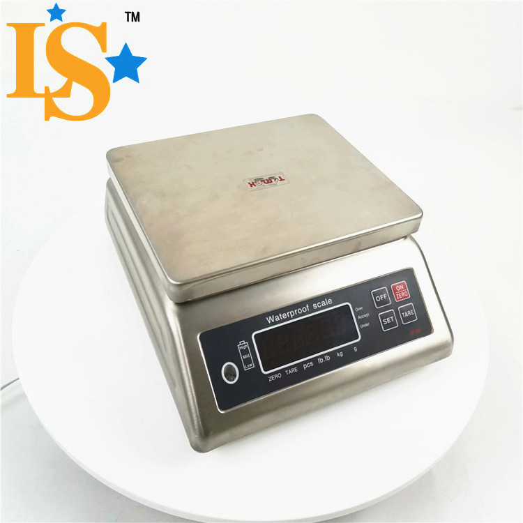 JZC-A110S IP68 level stainless steel 30kg weighing scale waterproof with CE RoHS