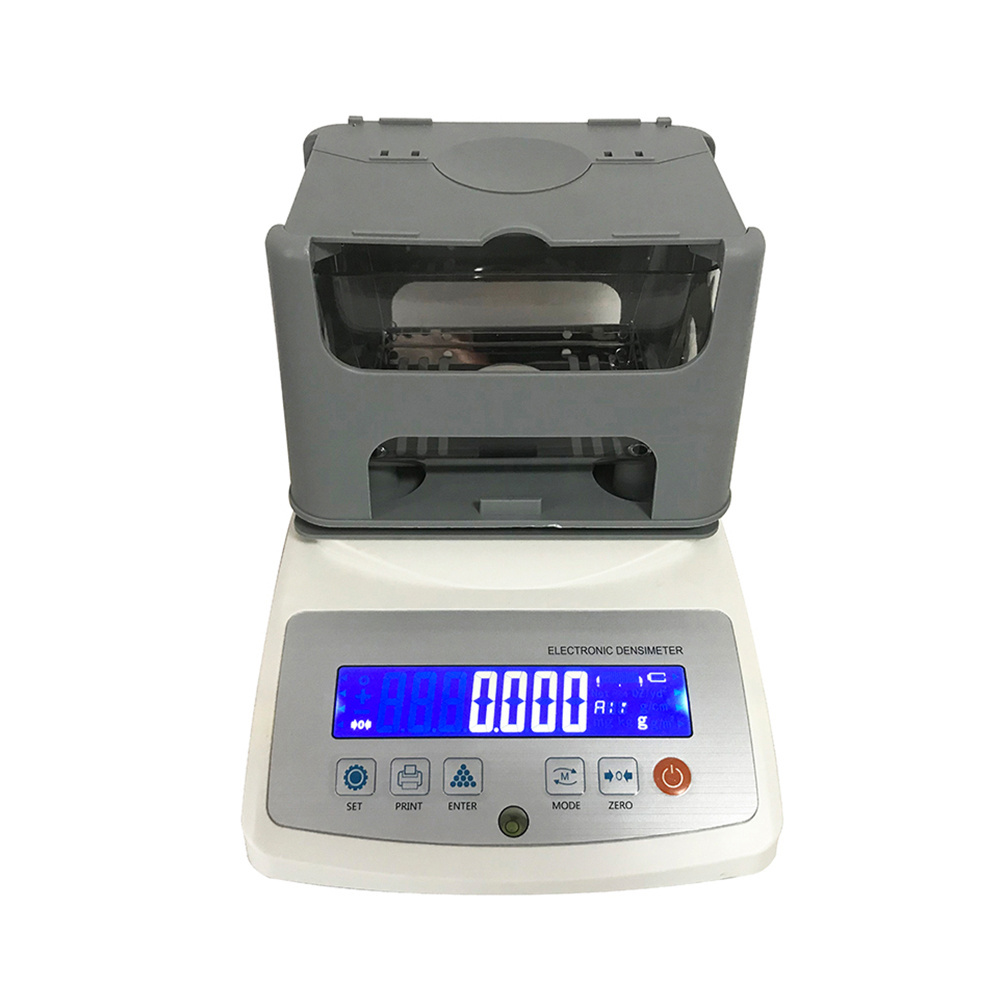 0.01g density volume gold tester machine solid densimeter purity testing analyzer gold density meter with lcd display