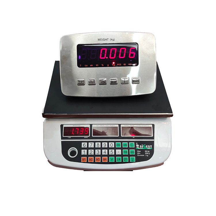 Large LED Weighing Scale machine Indicator Electronic Digital Stainless Steel Indicator