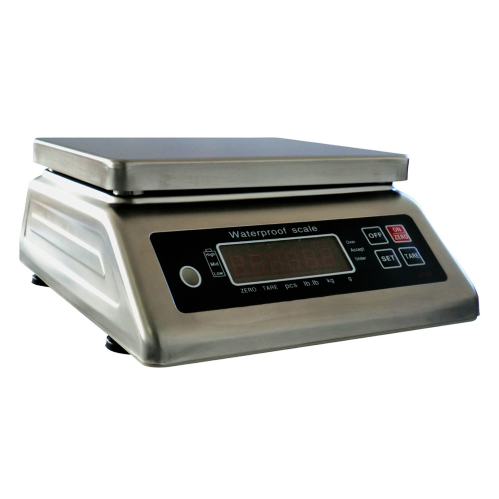 JZC-A110S IP68 level stainless steel 30kg weighing scale waterproof with CE RoHS