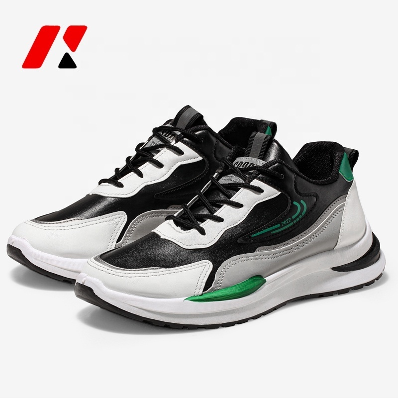 Casual Walking Shoes Tennis Shoes Sport Running Sneakers Breathable Athletic Fitness Running 39-45 Men's Lightweight Lace PVC