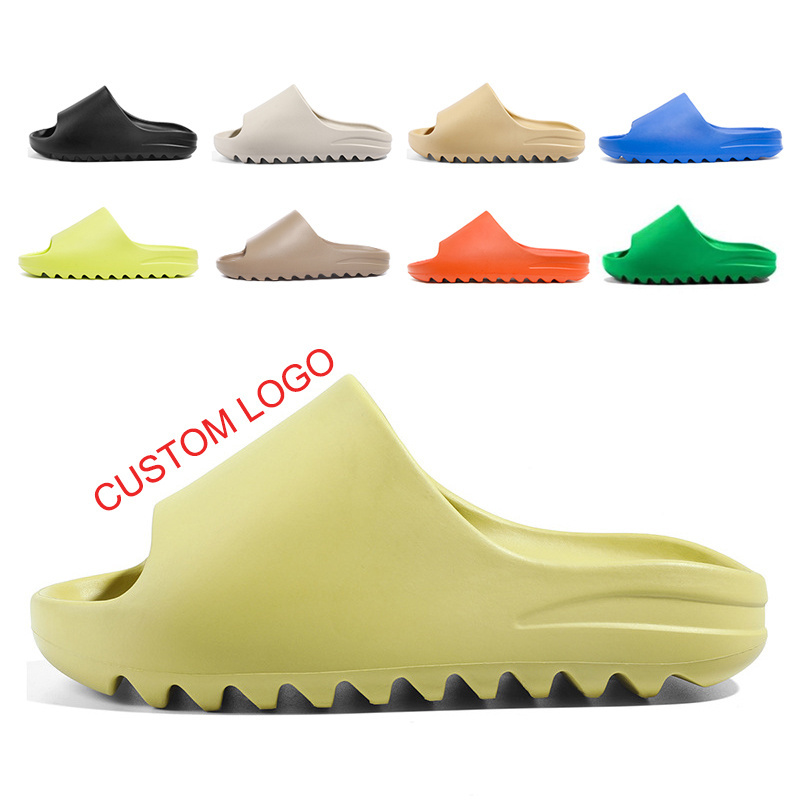 Custom LOGO New Unisex Sandals Men Flat Slides Shoes outdoor Women Slip Eva Kids 2023 slides Sandals Beach Ladies Slippers