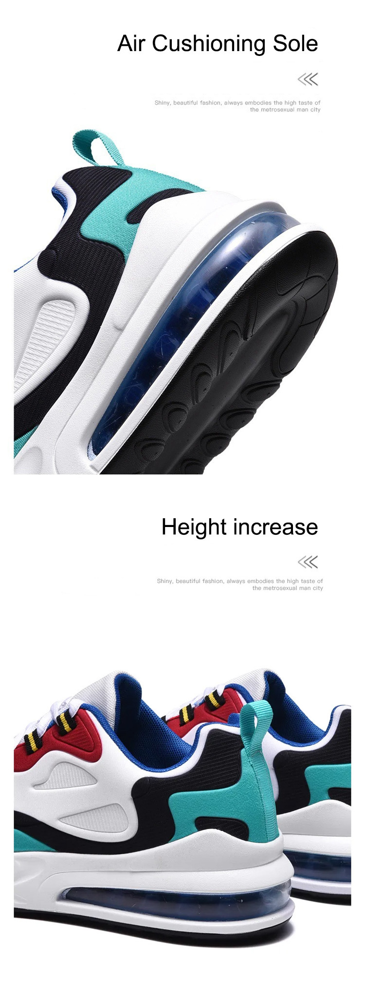 Wholesale Custom Brand Men Ladies Black And White Men Sneaker Women Running Air Cushion Men Sport Shoes