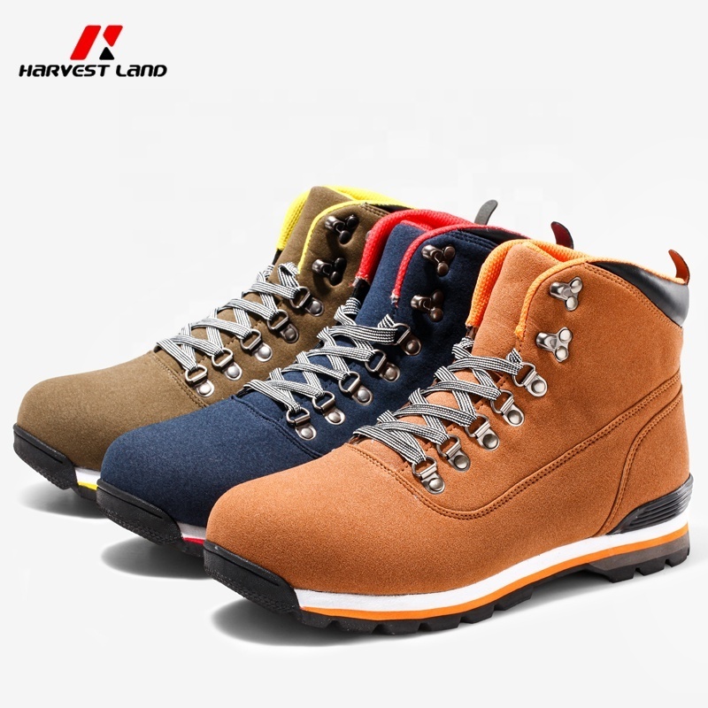 Wholesale Waterproof Latest Design Anti-Slippery Zapatillas Women Men Work Boots Climbing Outdoor Hiking Shoes