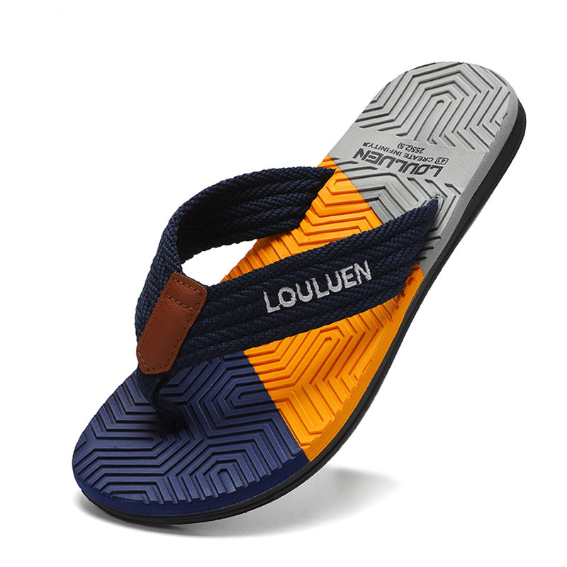 Customized Logo Outdoor Summer Beach Wholesale Hot Sales Men Webbing Strap Casual Comfort Sport Eva Flip Flops Flipflops Slipper