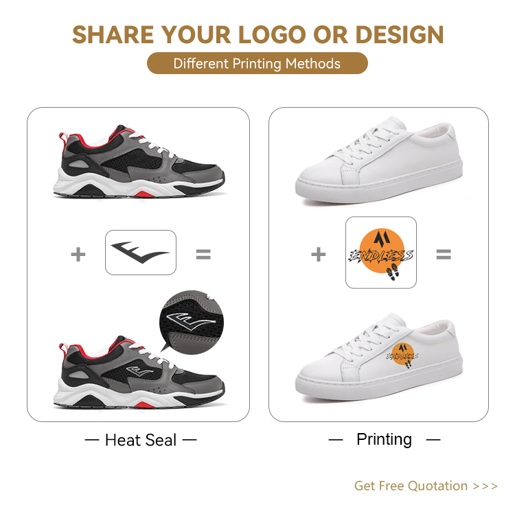 OEM Custom Shoe Brand Design White Shoes Manufacturers With My Own Logo Low MOQ Sneakers For Men