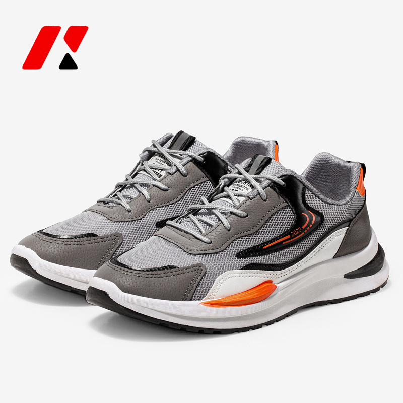 Casual Walking Shoes Tennis Shoes Sport Running Sneakers Breathable Athletic Fitness Running 39-45 Men's Lightweight Lace PVC