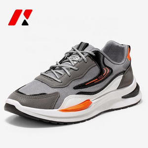 Casual Walking Shoes Tennis Shoes Sport Running Sneakers Breathable Athletic Fitness Running 39-45 Men's Lightweight Lace PVC