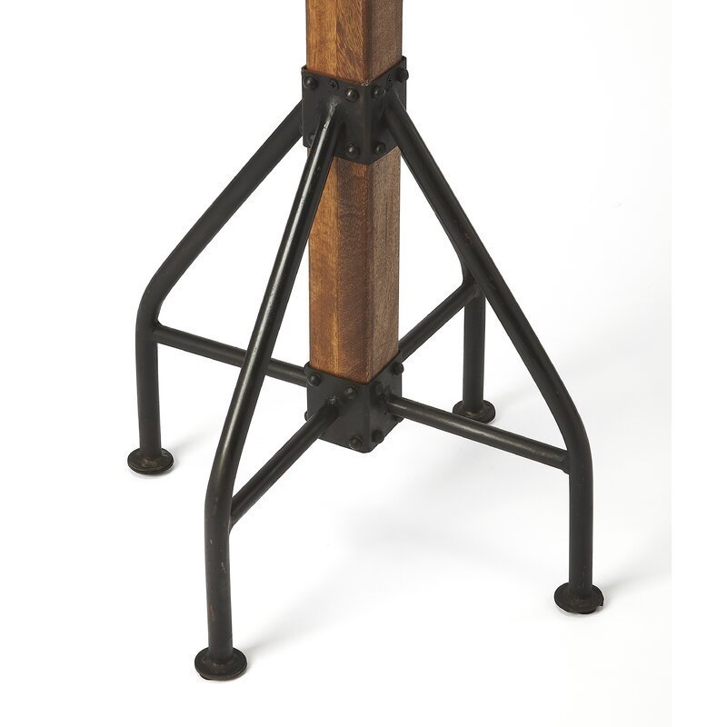 Best Selling Entryway antique rustic vintage Free Floor Standing metal wooden standing coat rack with hanger