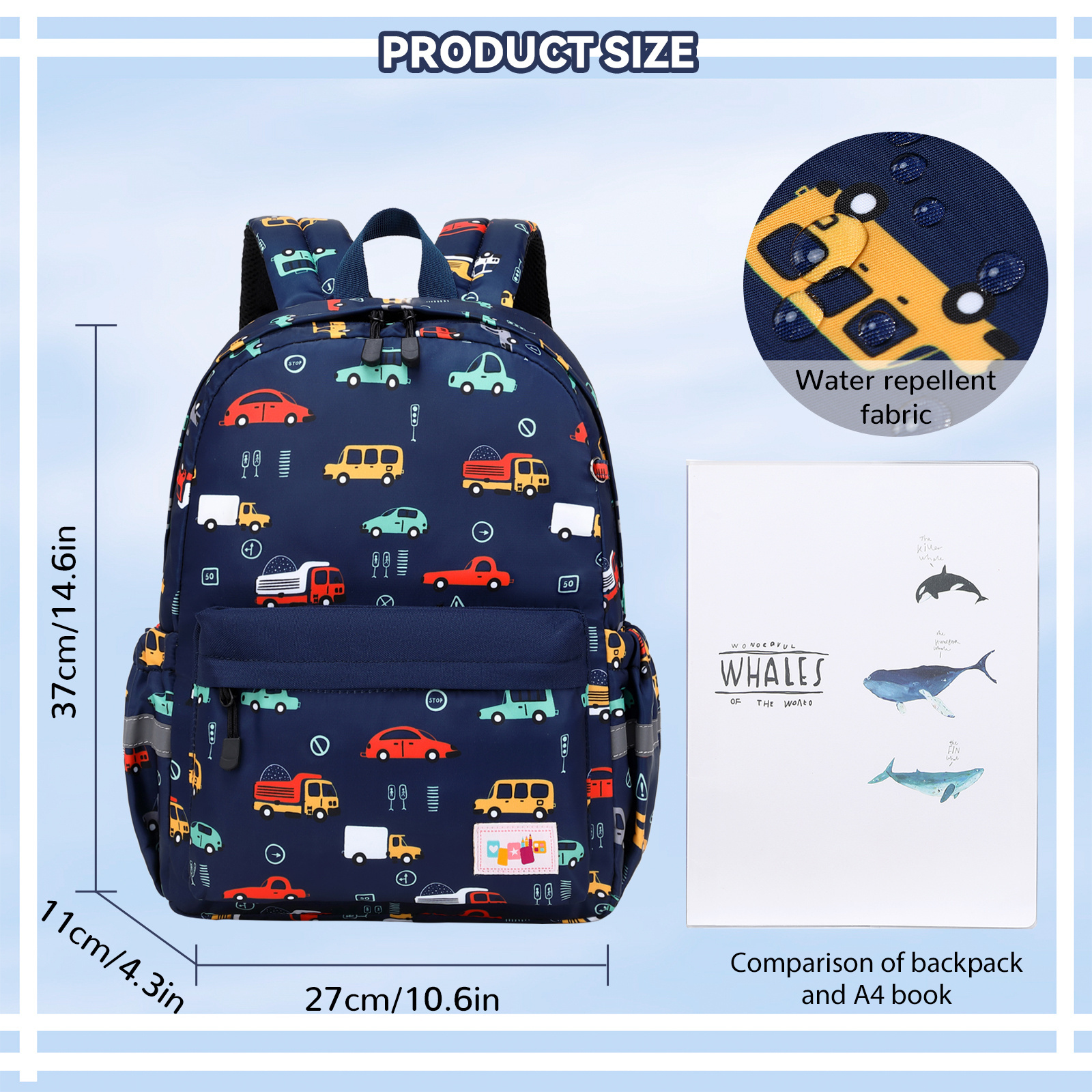 Custom Backpack gift waterproof Cartoon Print Kids School bag Space Backpack for boys Children travelling book bag