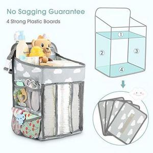 Multifunctional Hanging Diaper Caddy Organizer Diaper Stacker Organization Nursery Baby Shower Gifts for Newborn