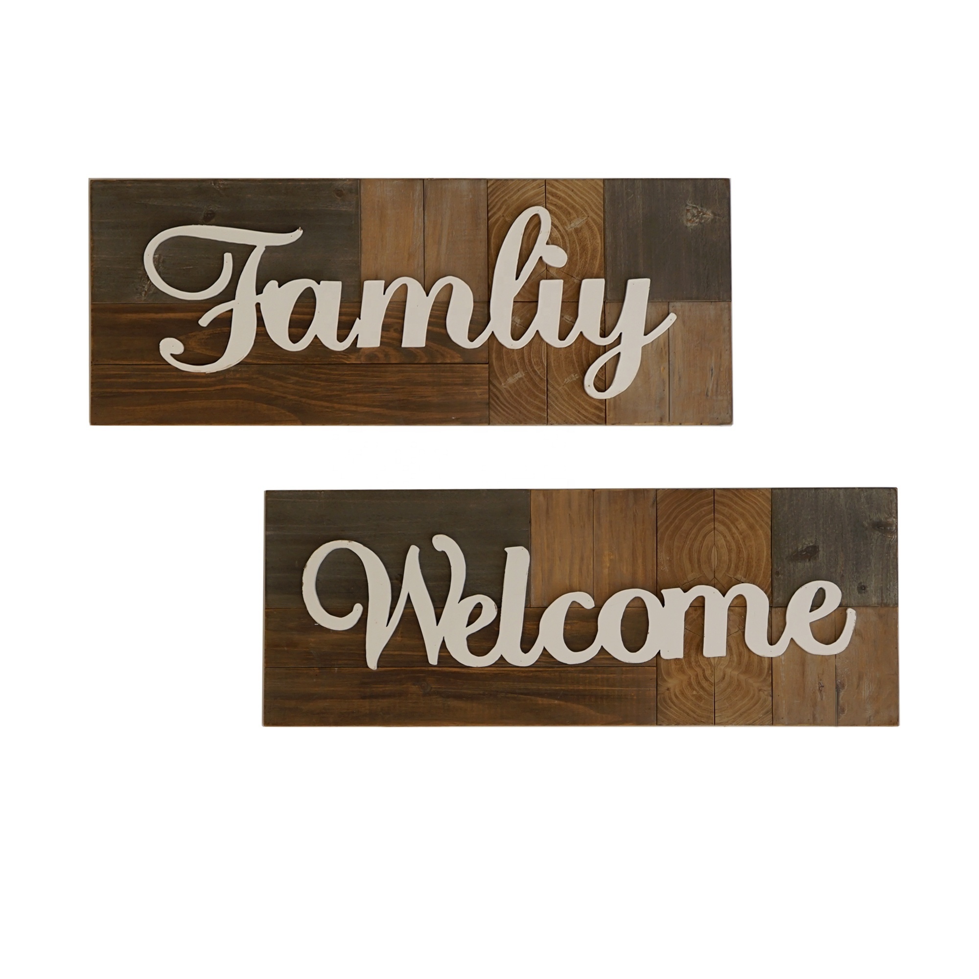 Country Art Farmhouse Entrance Home Brown Wood Home decor Board Wood Label Home Decor