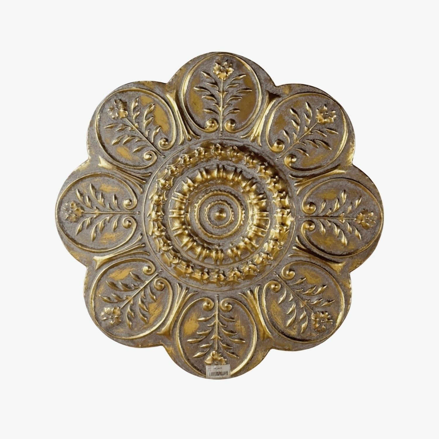 Wholesale Irregular Iron Gold Metal Flower Decoration Wall Hanging Modern Home Living Room Wall Art Decoration