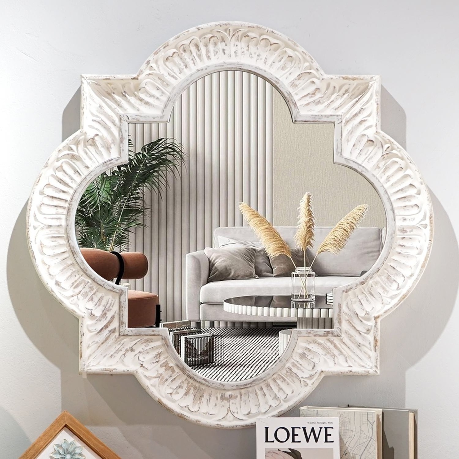 High Quality Home Decoration Mirror For Living Room Customized Design Logo Arts Mirrors Decor Wall Large