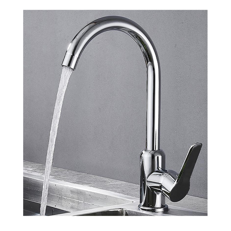 Modern Commercial Handle Hot Cold Water Mixer Bathroom Basin Faucet With Great Price