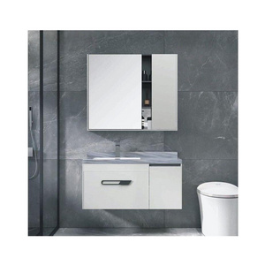 China Wholesale Competitive Price Superior Quality 1 Sink Wall Mount Cabinet Bathroom Vanity With High Quality