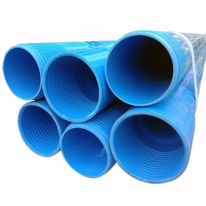 Customized colors and sizes Size borehole water well pvc casing pipes and Screen Pipe Blue Color for water well drilling