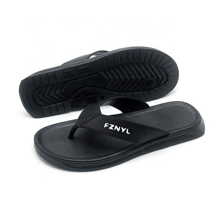 Factory Made high quality Arabic rubber slipper outdoor, black sandal beach Men Leather custom Flip Flops your own logo