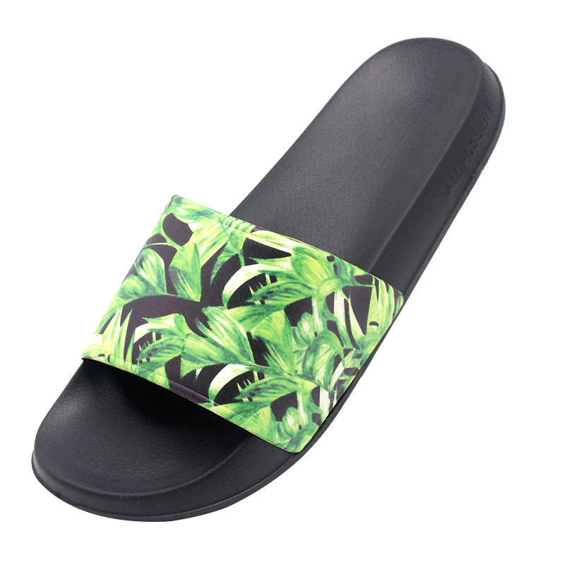 custom full print upper sandals, outdoor beach slides woman slippers,  summer EVA sole sublimation print slides shoes