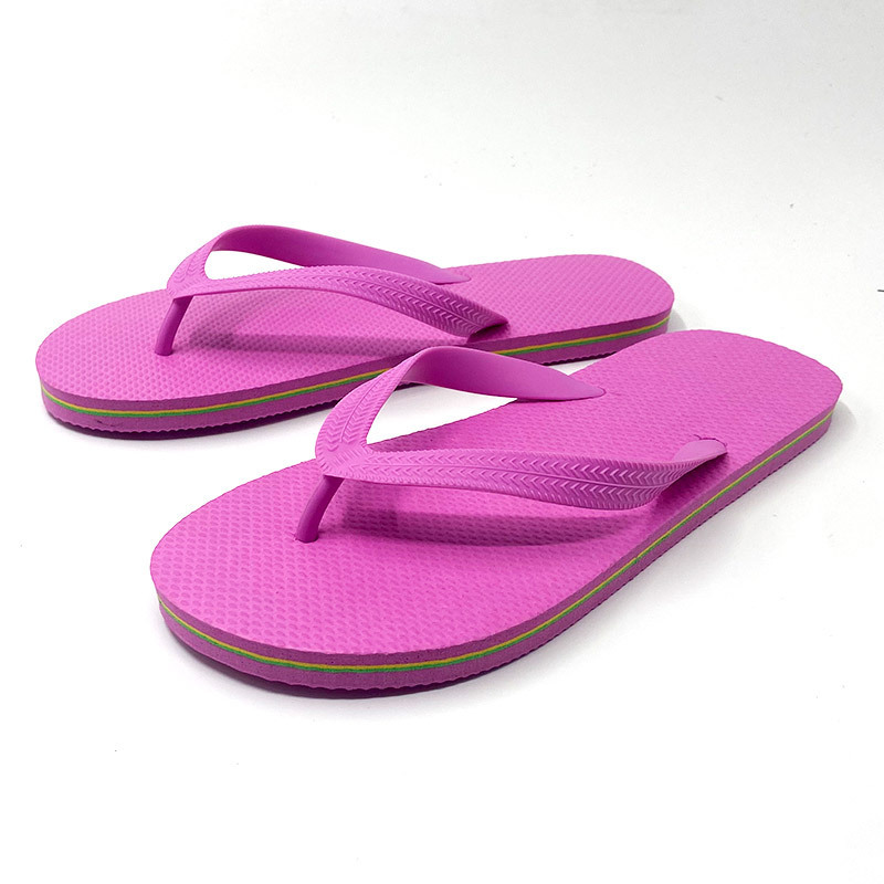 Wholesale factory stock 15MM PE flipflop cheap spa clear plain slippers white Flip Flops china