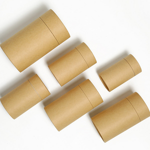 Kraft Paper Tube Round Cylinder Tea Coffee Container Box Biodegradable Cardboard Packaging Tubes