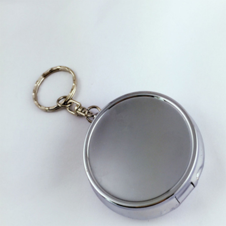 High quality  custom logo printed Stainless steel   ashtray mini pocket ashtray