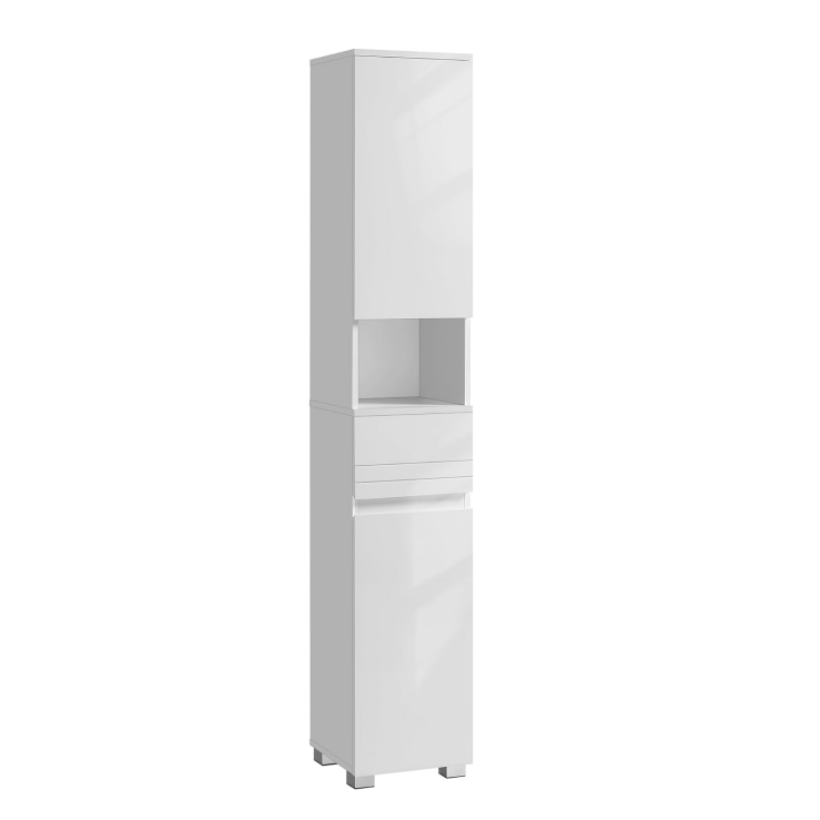 Bathroom Storage Cabinet Narrow Corner Thin Toilet Storage Shelf Paper Holder Bathroom Storage Cabinet