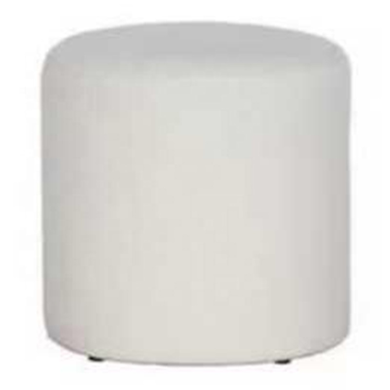 Phoenix Home White Mdf Flannel Sponge Stool For Home