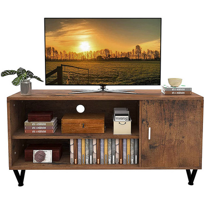 Phoenix Home 50 Inches Retro Cabinet Oak Tv Classic Tv Cabinet Console