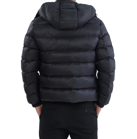 Custom High Quality couple puffer Jacket Men Tall Duck Down Coat Thick Warm Jacket Hooded Black down padded jacket