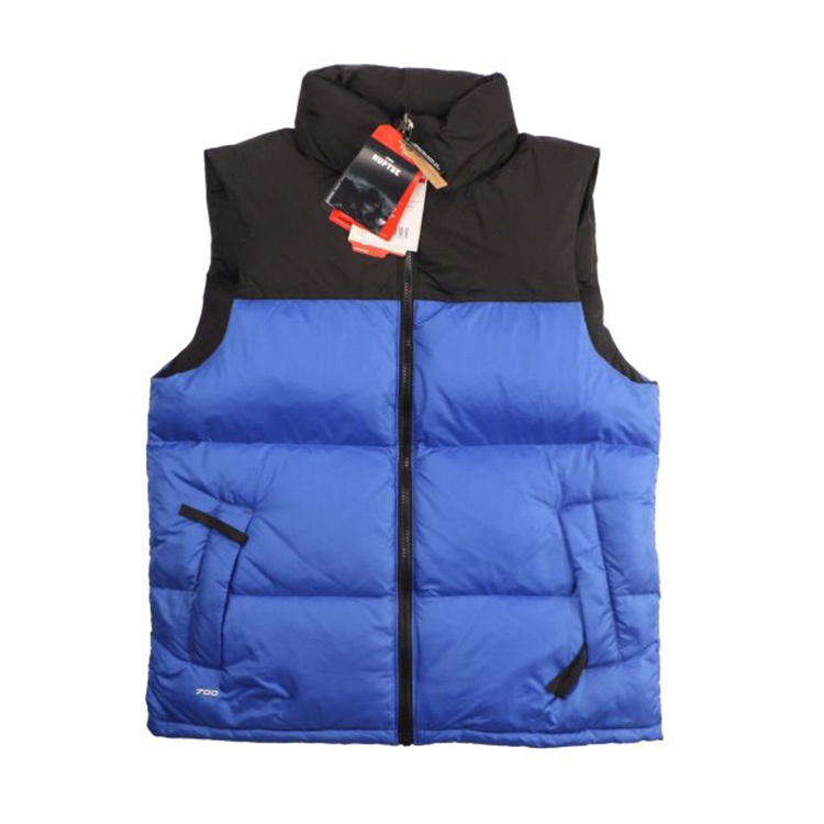 Custom Black Sleeveless Stand Collar Bubble Stitching color Jacket Winter Outwear Utility Jackets Womens Puffer Vest