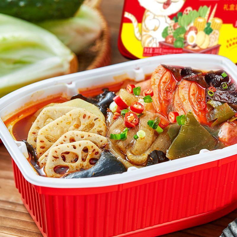 300g  convenient instant food self-heating hot pot spicy set portable hotpot self heating hot pot