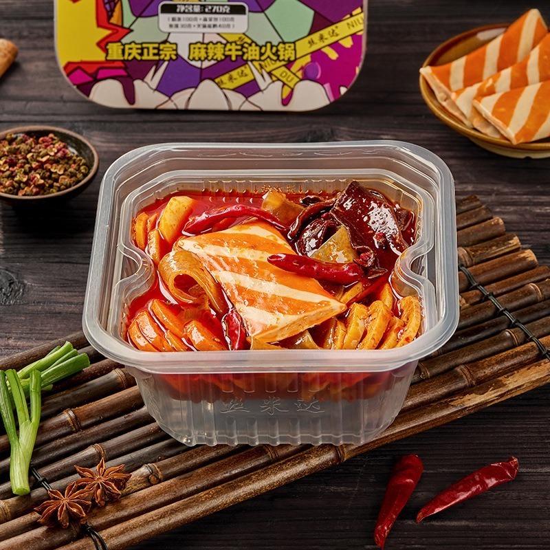 Wholesale Chinese snacks instant rice hot and sour rice noodles Spicy Hot Pot self heating hotpot