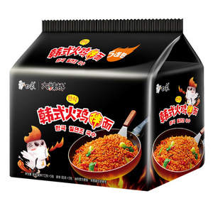 98g*5 bags baixiang spicy korean style snacks ramen mixed noodles turkey noodles exotic snacks wholesale