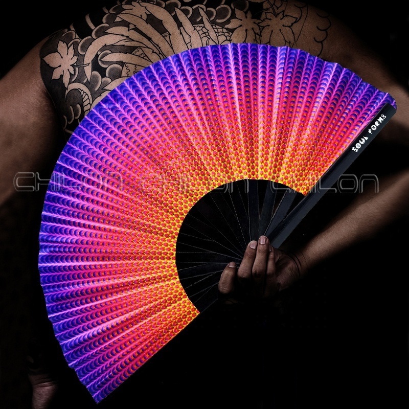 33cm Large Chinese Kung Fu Tai Chi Event Hand Fan