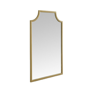 Modern arch mirror metal framed wall hanging mirrors decors for locker room or bathroom