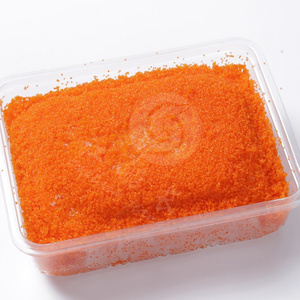 THE RAW MATERIAL FROZEN FLYING FISH ROE (caviar)