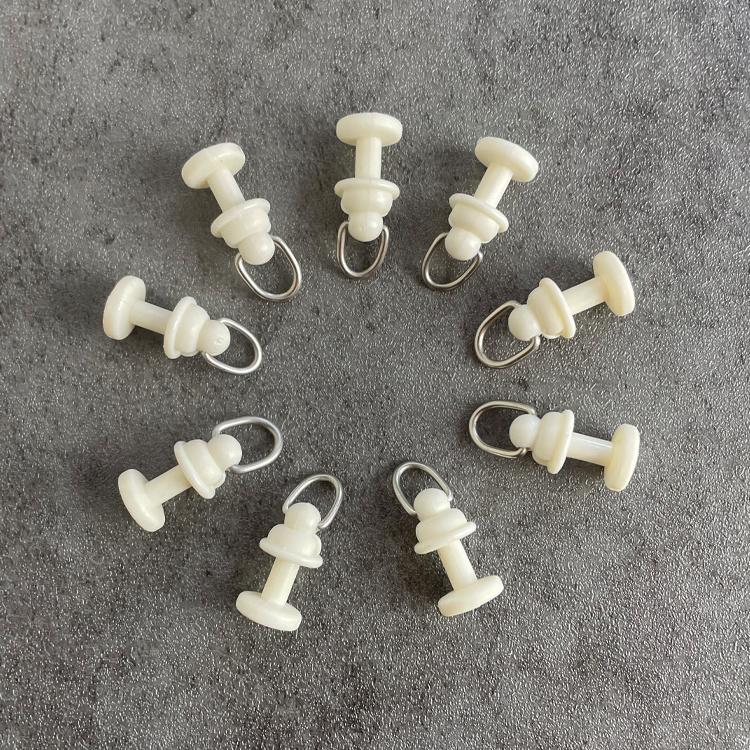 Wholesale High Quality Pulley Curtain Track Accessories Hook Plastic Sliding Hospital Ceiling Curtain Track Hooks