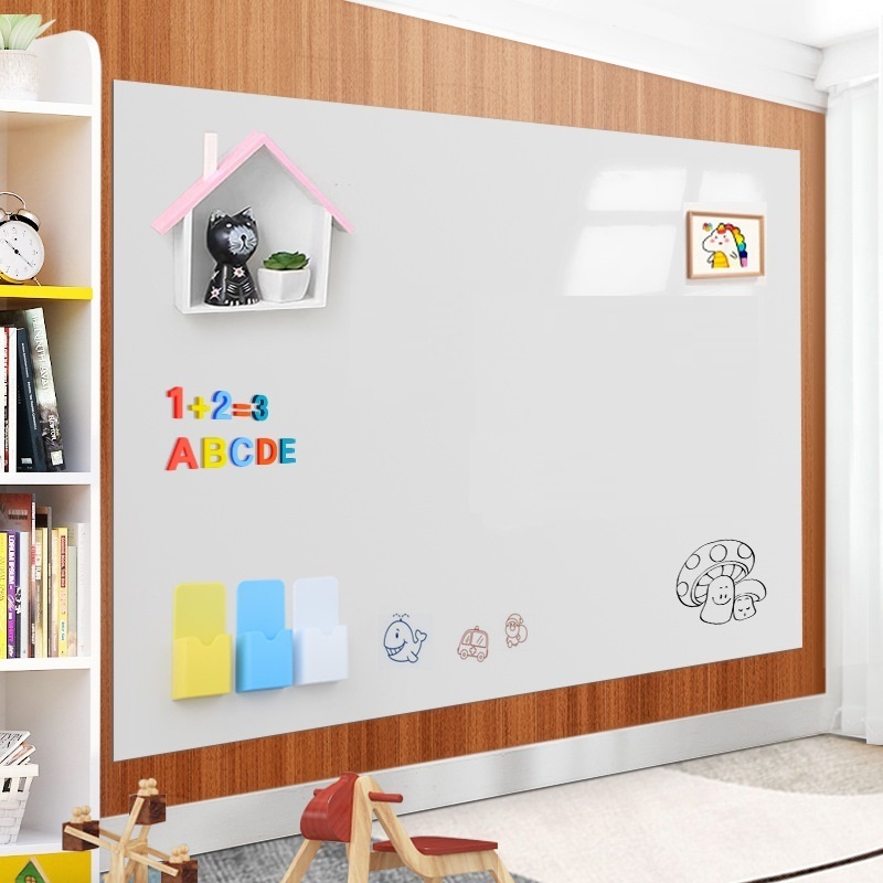 No MOQ Custom self-adhesive Erasable Wall Blackboard Magnet Black board Stickers Magnetic Soft Chalkboard