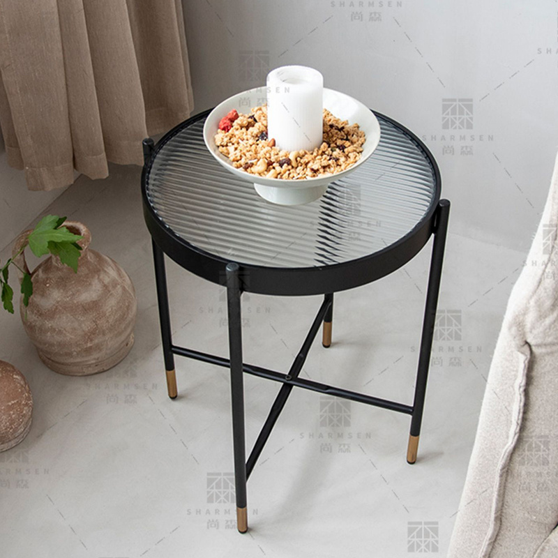 Wholesale Custom Design Latest Modern Designs Round Coffee Table Metal Shape Coffee Table Nesting End Table