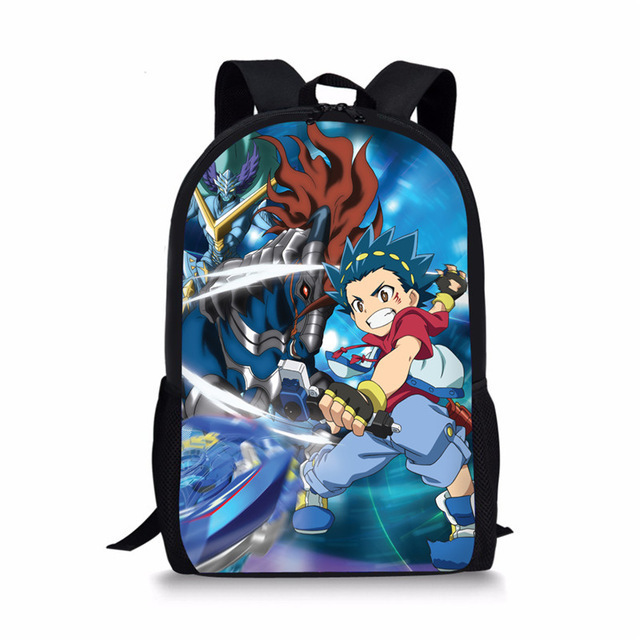 New Design Game Anime Beyblade Burst Printed Kids Children Toddlers College Boy mochilas escolares School Bags Backpack Bookbags