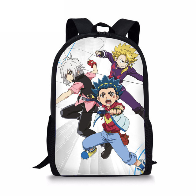 New Design Game Anime Beyblade Burst Printed Kids Children Toddlers College Boy mochilas escolares School Bags Backpack Bookbags