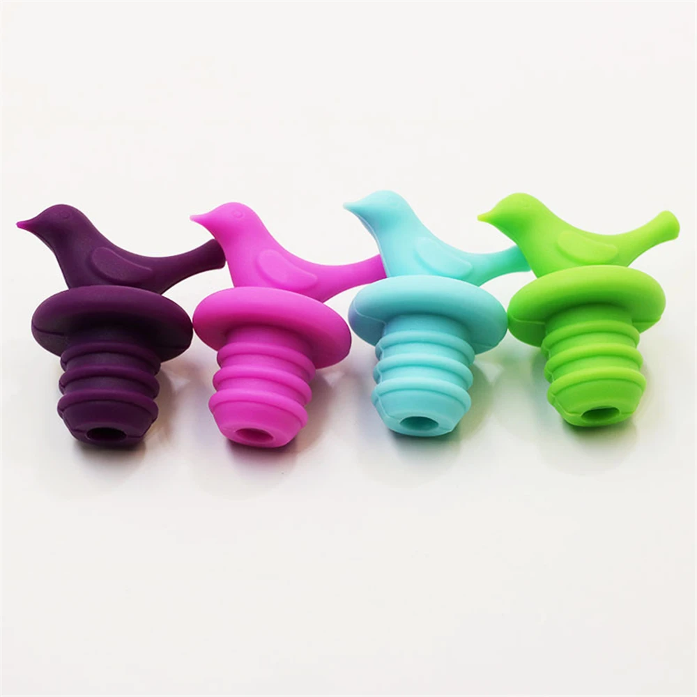 decorative unique reusable Silicone Wine Bottle Beer Personalized Customized Wedding Favors Shooting Cap sealer Stopper