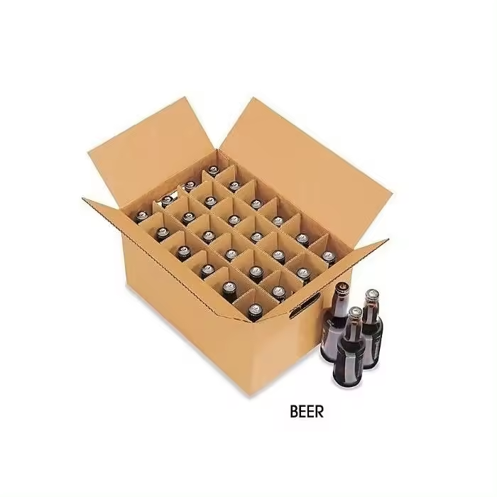 Factory Wholesale Cardboard Inserts Wine Packaging Boxes Logistics Packaging OEM/ODM  Corrugated Board Paper  Packaging