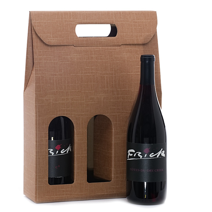 Custom Red Wine Glass Box 3 Bottle Packaging Gift Beer Carton Luxury Shipping Paper Cardboard Wine Boxes