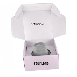 OEM ODM Factory Custom Logo Printing Hat Packaging Box Paper Fedora Hat Box