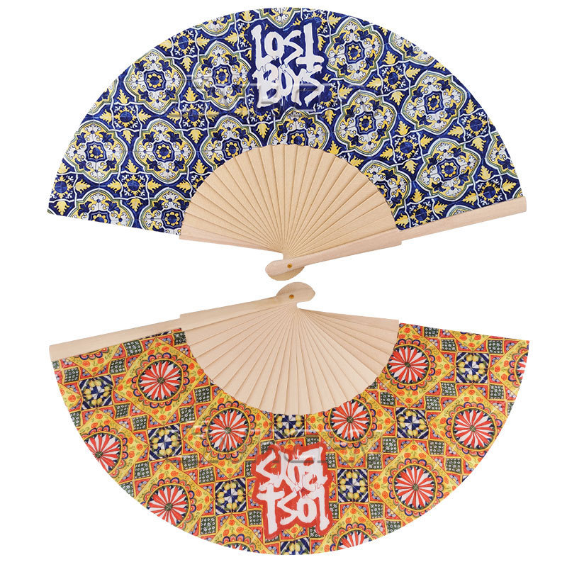 hot selling manual wooden sticks hand fan for decoration