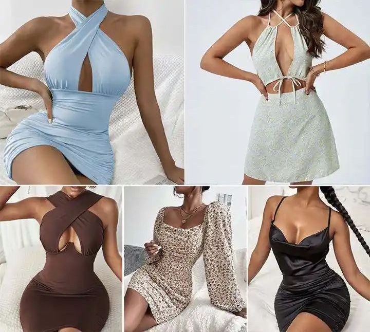 Apparel Mix Bundle Wholesale Women Tops Swimsuit Bale Bikini Assorted Dress Bulk Ropa Bales Clothes