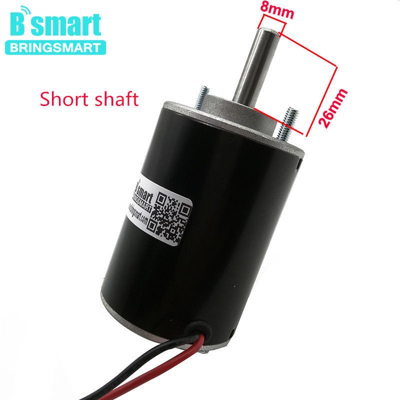 Bringsmart 3420 12V DC motor 24V high speed motor 30W micro speed regulating Small generator positive and negative motor